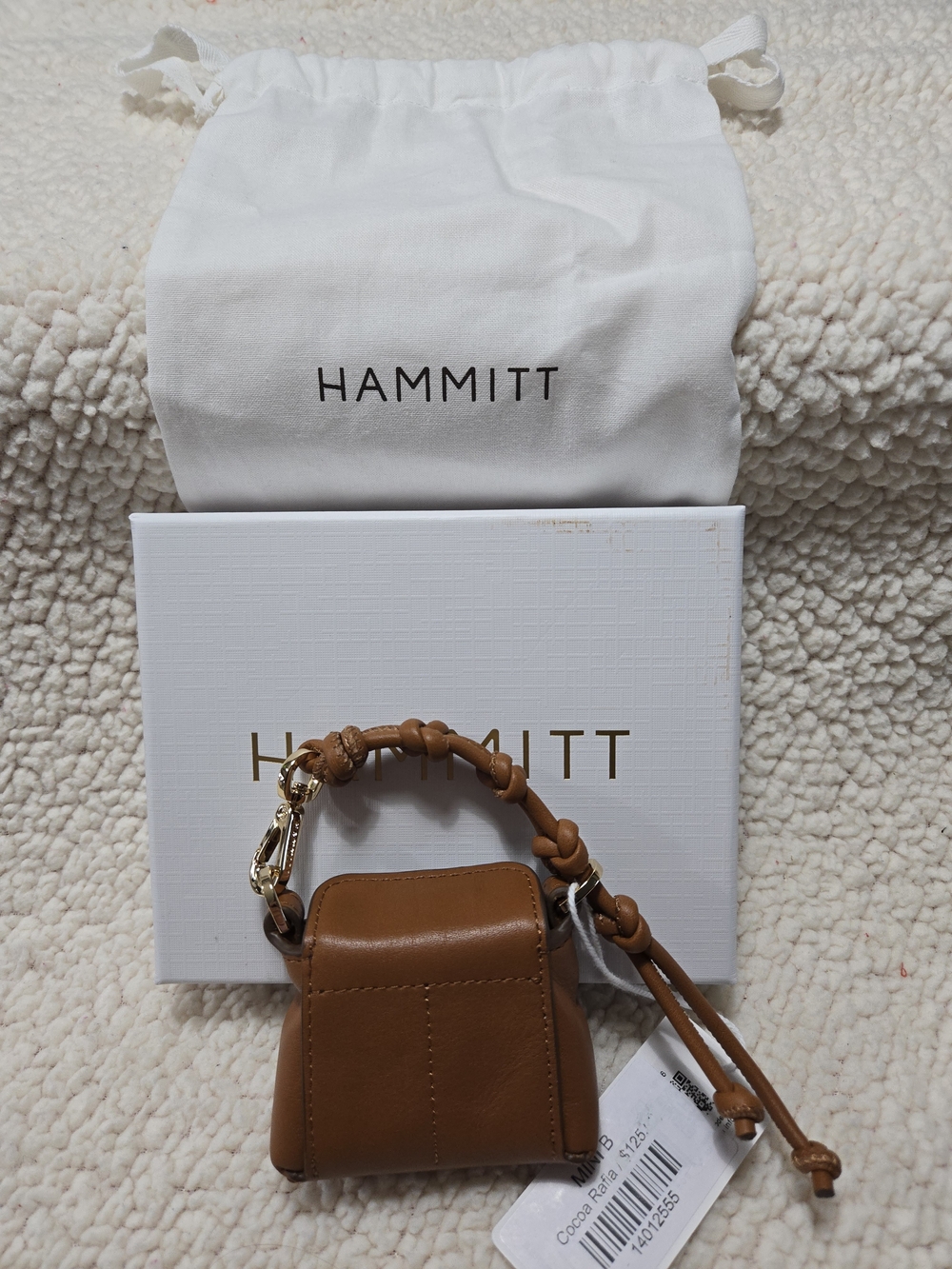 NWT Hammitt Mini B in Coco Raffia - Picture 3 of 4